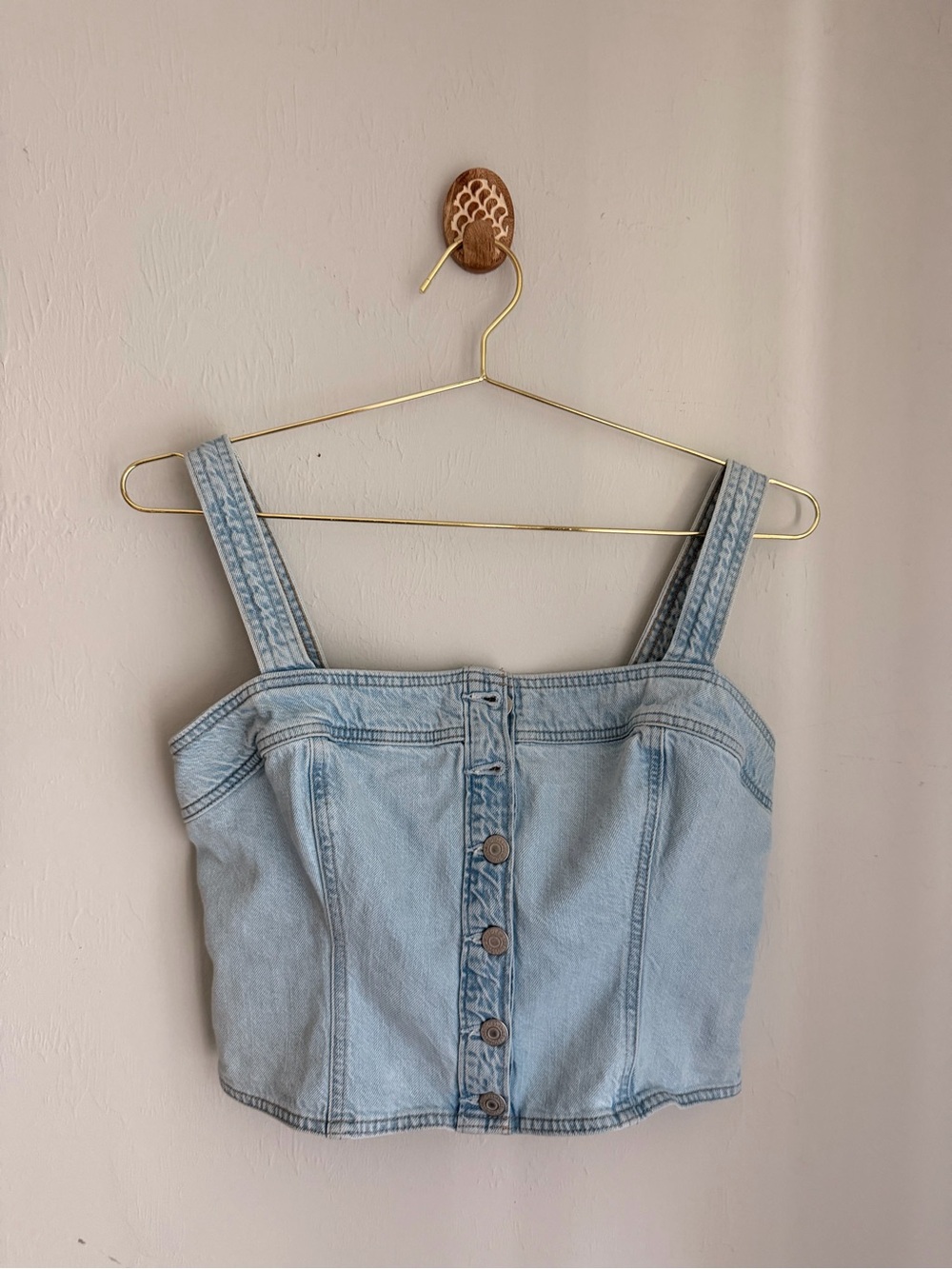 Levi’s denim corset top